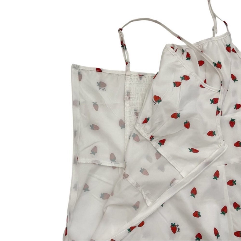 Strawberry Print Midi Dress - Picture 11 of 12